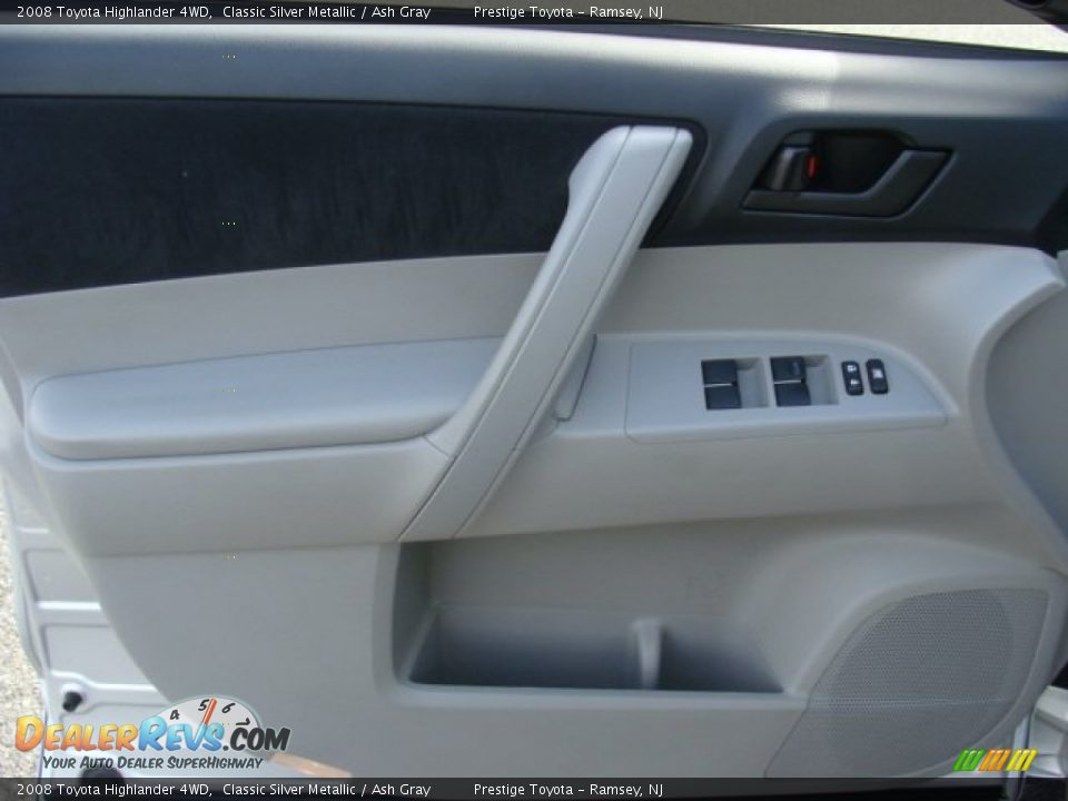 2008 Toyota Highlander 4WD Classic Silver Metallic / Ash Gray Photo #6