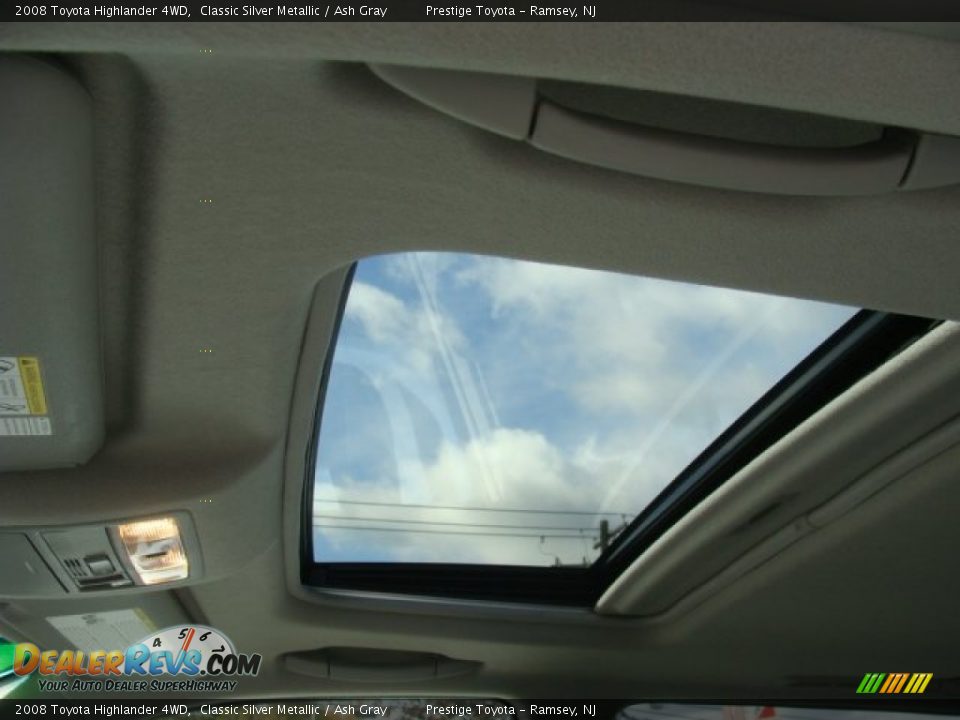 2008 Toyota Highlander 4WD Classic Silver Metallic / Ash Gray Photo #8
