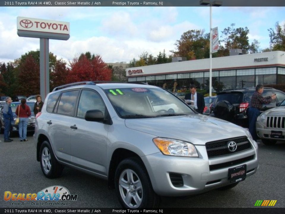 2011 Toyota RAV4 I4 4WD Classic Silver Metallic / Ash Photo #1