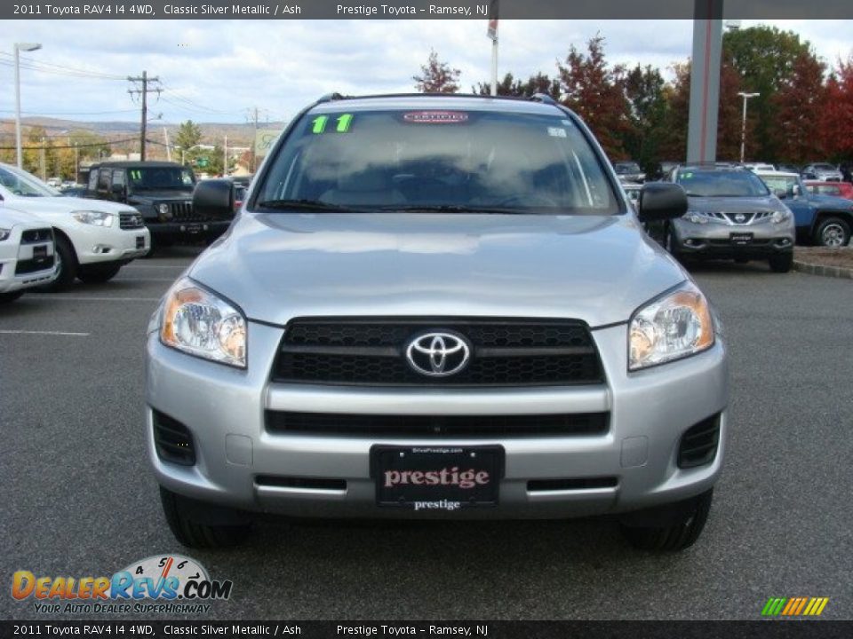 2011 Toyota RAV4 I4 4WD Classic Silver Metallic / Ash Photo #2