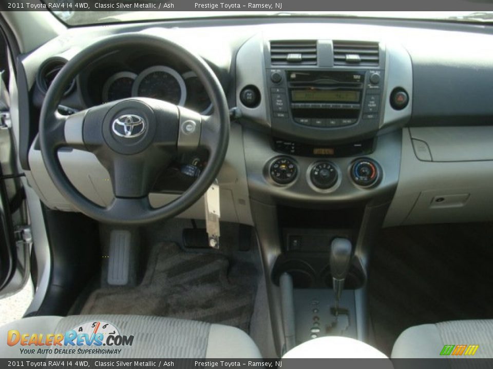 2011 Toyota RAV4 I4 4WD Classic Silver Metallic / Ash Photo #9