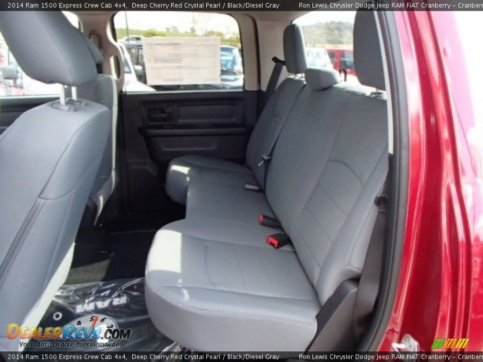 2014 Ram 1500 Express Crew Cab 4x4 Deep Cherry Red Crystal Pearl / Black/Diesel Gray Photo #12