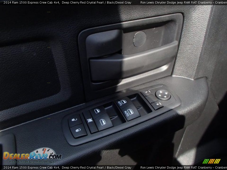 2014 Ram 1500 Express Crew Cab 4x4 Deep Cherry Red Crystal Pearl / Black/Diesel Gray Photo #15