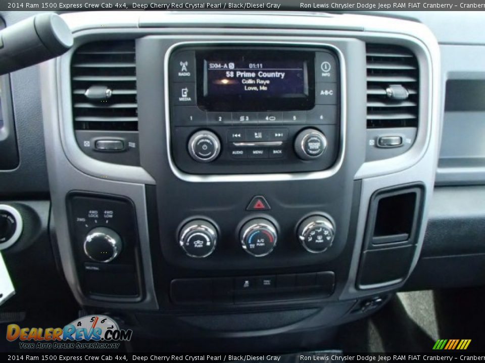 2014 Ram 1500 Express Crew Cab 4x4 Deep Cherry Red Crystal Pearl / Black/Diesel Gray Photo #16