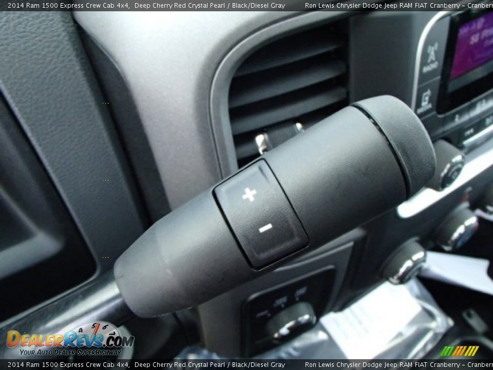 2014 Ram 1500 Express Crew Cab 4x4 Deep Cherry Red Crystal Pearl / Black/Diesel Gray Photo #19