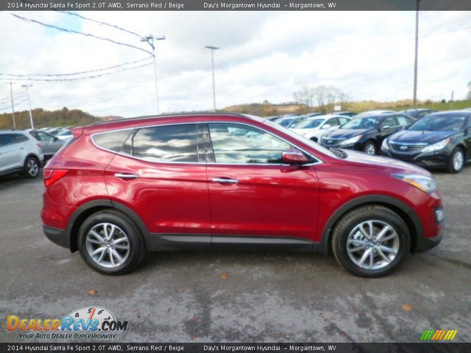 Serrano Red 2014 Hyundai Santa Fe Sport 2.0T AWD Photo #8