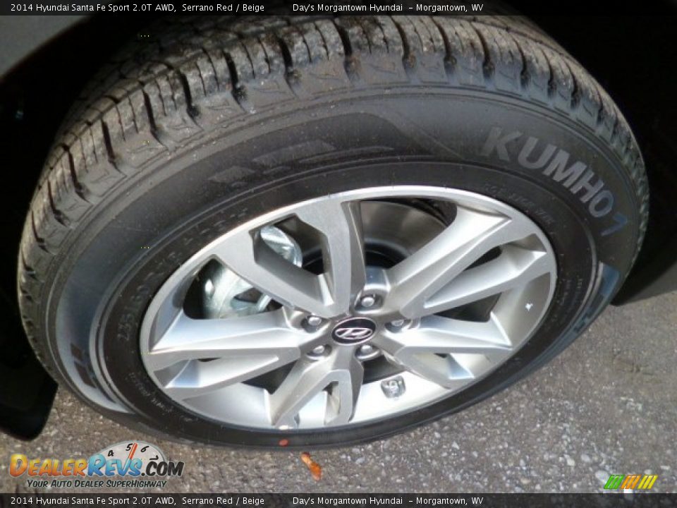 2014 Hyundai Santa Fe Sport 2.0T AWD Wheel Photo #9