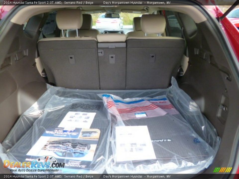 2014 Hyundai Santa Fe Sport 2.0T AWD Trunk Photo #12