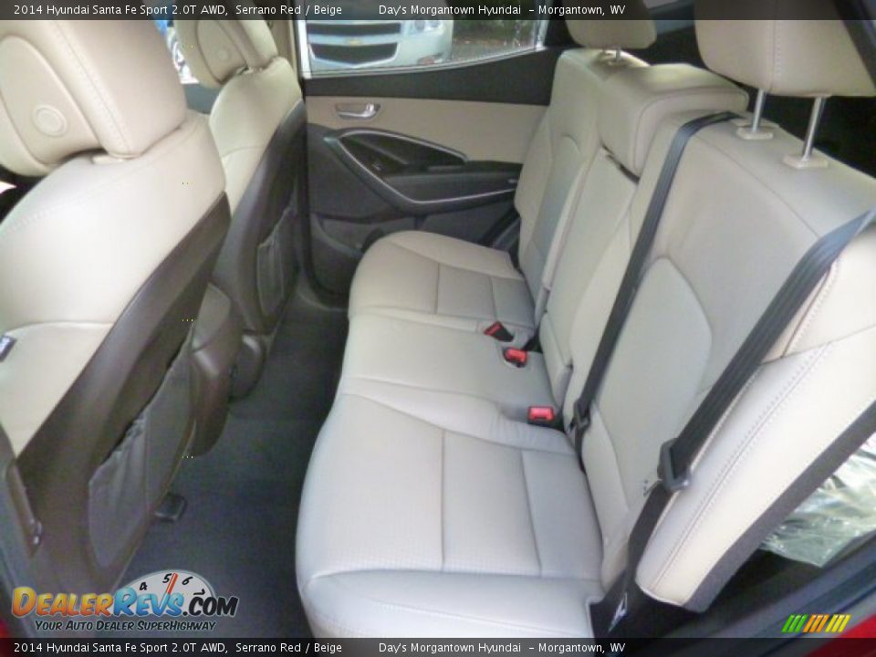 Rear Seat of 2014 Hyundai Santa Fe Sport 2.0T AWD Photo #13