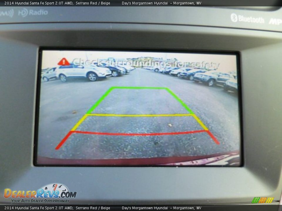2014 Hyundai Santa Fe Sport 2.0T AWD Serrano Red / Beige Photo #18