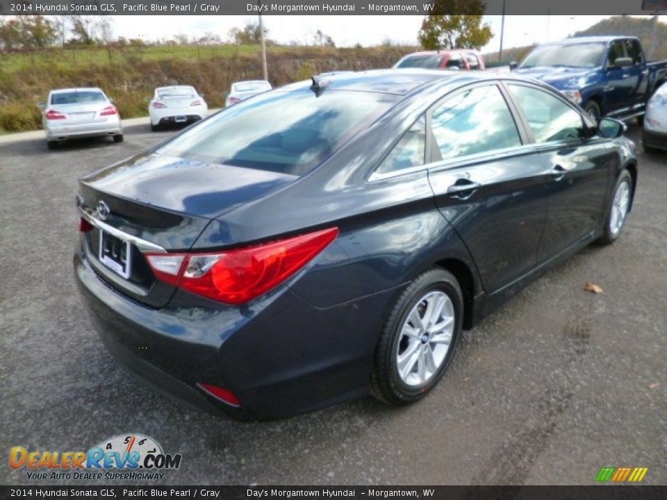 2014 Hyundai Sonata GLS Pacific Blue Pearl / Gray Photo #7