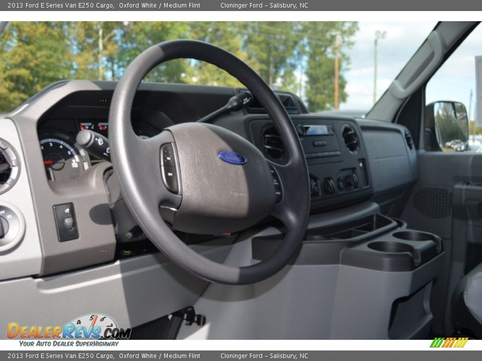 2013 Ford E Series Van E250 Cargo Oxford White / Medium Flint Photo #11
