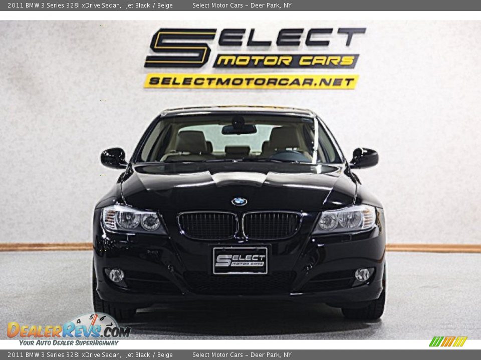 2011 BMW 3 Series 328i xDrive Sedan Jet Black / Beige Photo #2