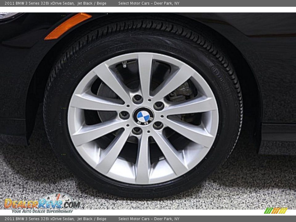 2011 BMW 3 Series 328i xDrive Sedan Jet Black / Beige Photo #6