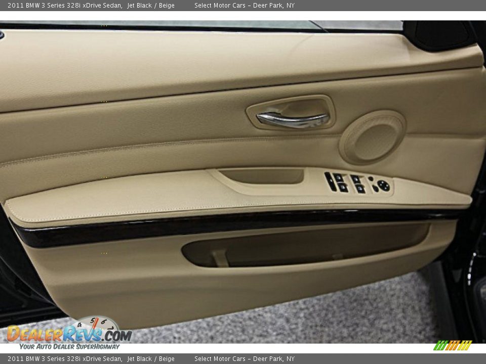 2011 BMW 3 Series 328i xDrive Sedan Jet Black / Beige Photo #8