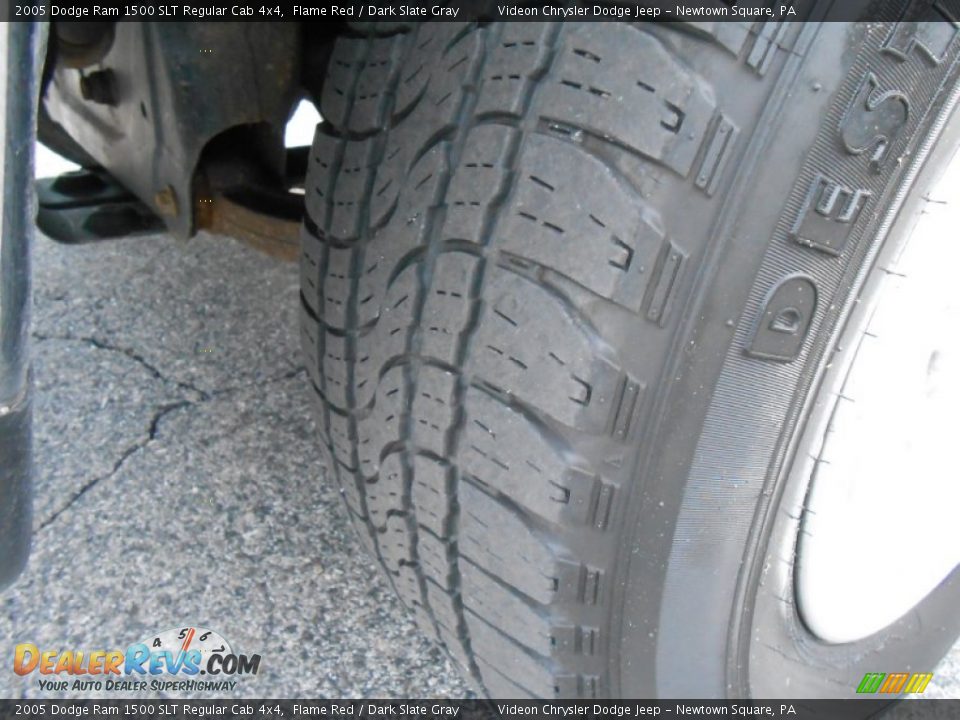 2005 Dodge Ram 1500 SLT Regular Cab 4x4 Flame Red / Dark Slate Gray Photo #18
