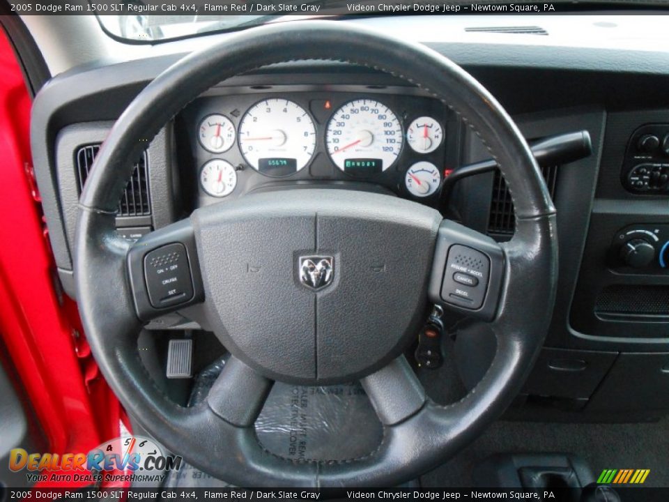 2005 Dodge Ram 1500 SLT Regular Cab 4x4 Flame Red / Dark Slate Gray Photo #20