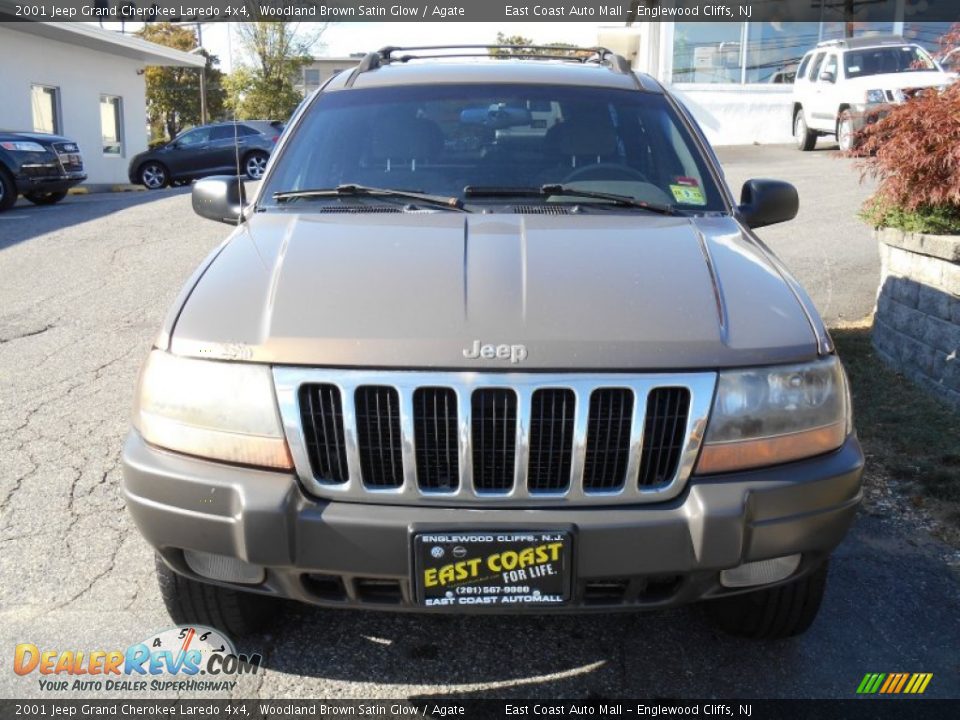 2001 Jeep Grand Cherokee Laredo 4x4 Woodland Brown Satin Glow / Agate Photo #2