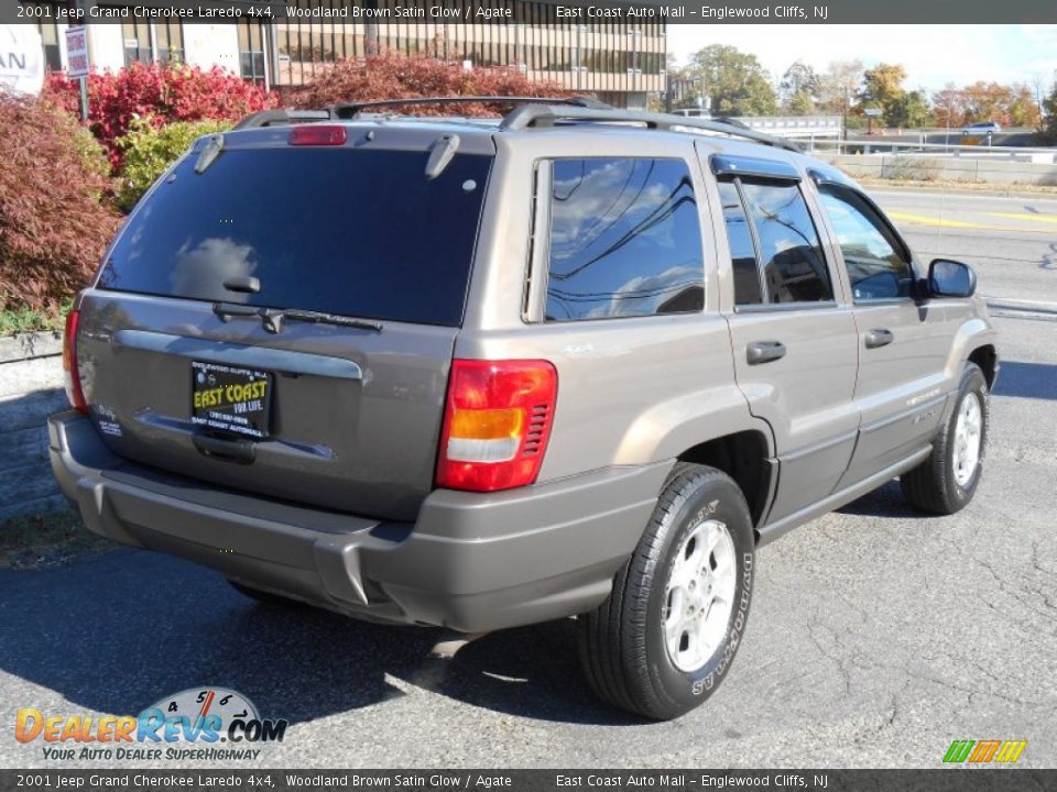 2001 Jeep Grand Cherokee Laredo 4x4 Woodland Brown Satin Glow / Agate Photo #4