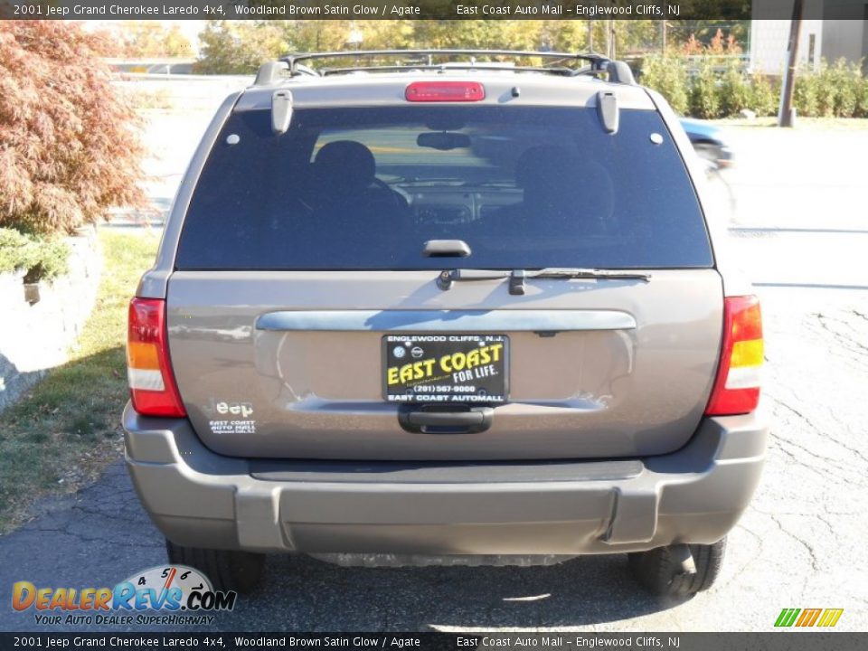 2001 Jeep Grand Cherokee Laredo 4x4 Woodland Brown Satin Glow / Agate Photo #5