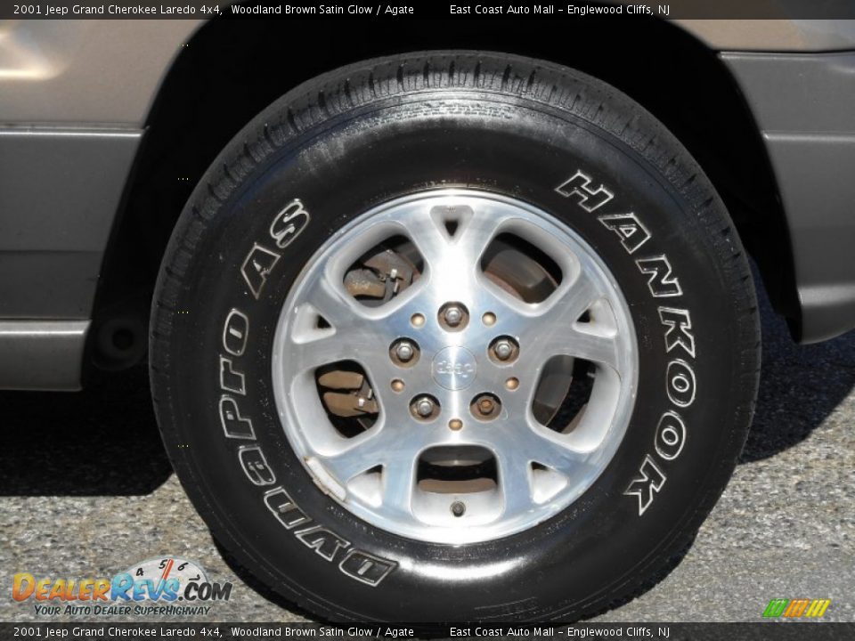 2001 Jeep Grand Cherokee Laredo 4x4 Woodland Brown Satin Glow / Agate Photo #7