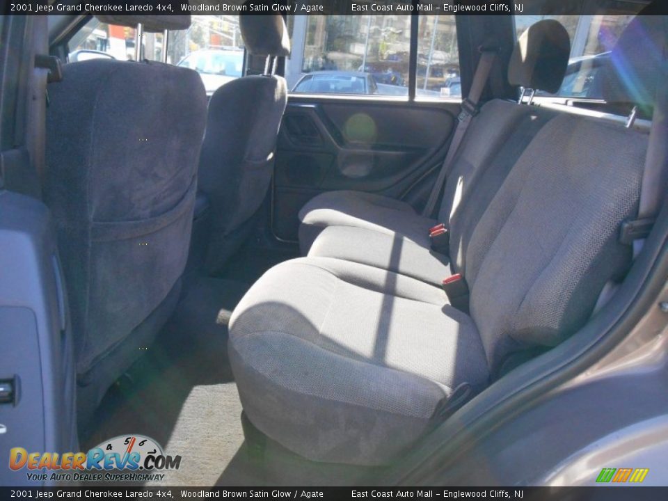 2001 Jeep Grand Cherokee Laredo 4x4 Woodland Brown Satin Glow / Agate Photo #8