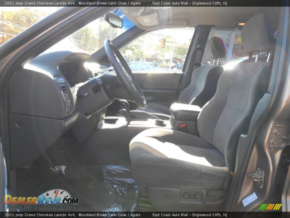 2001 Jeep Grand Cherokee Laredo 4x4 Woodland Brown Satin Glow / Agate Photo #15