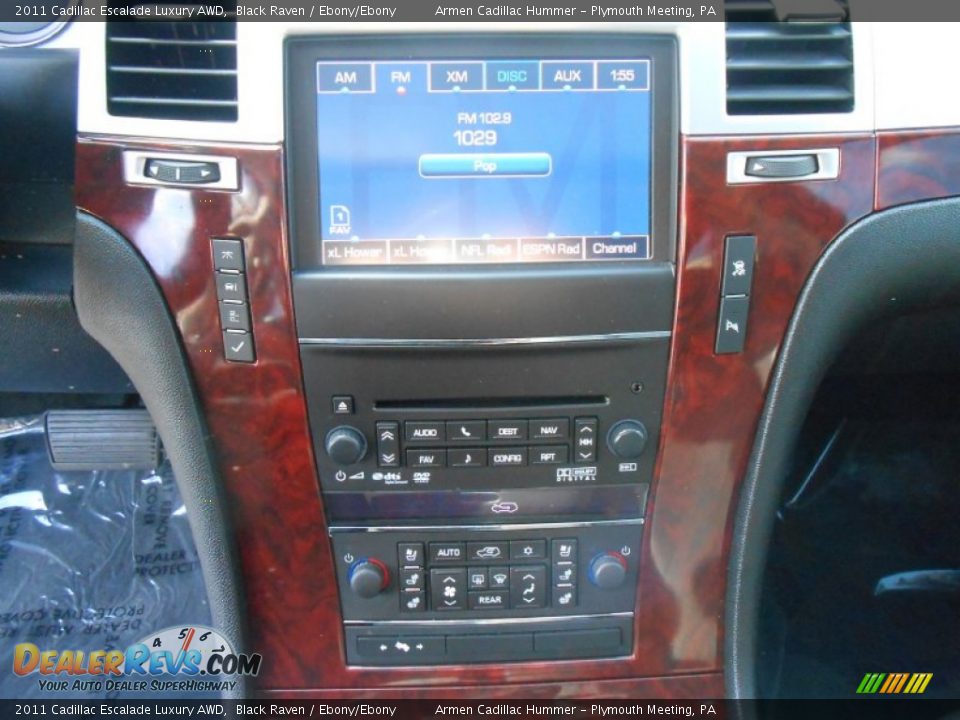2011 Cadillac Escalade Luxury AWD Black Raven / Ebony/Ebony Photo #23