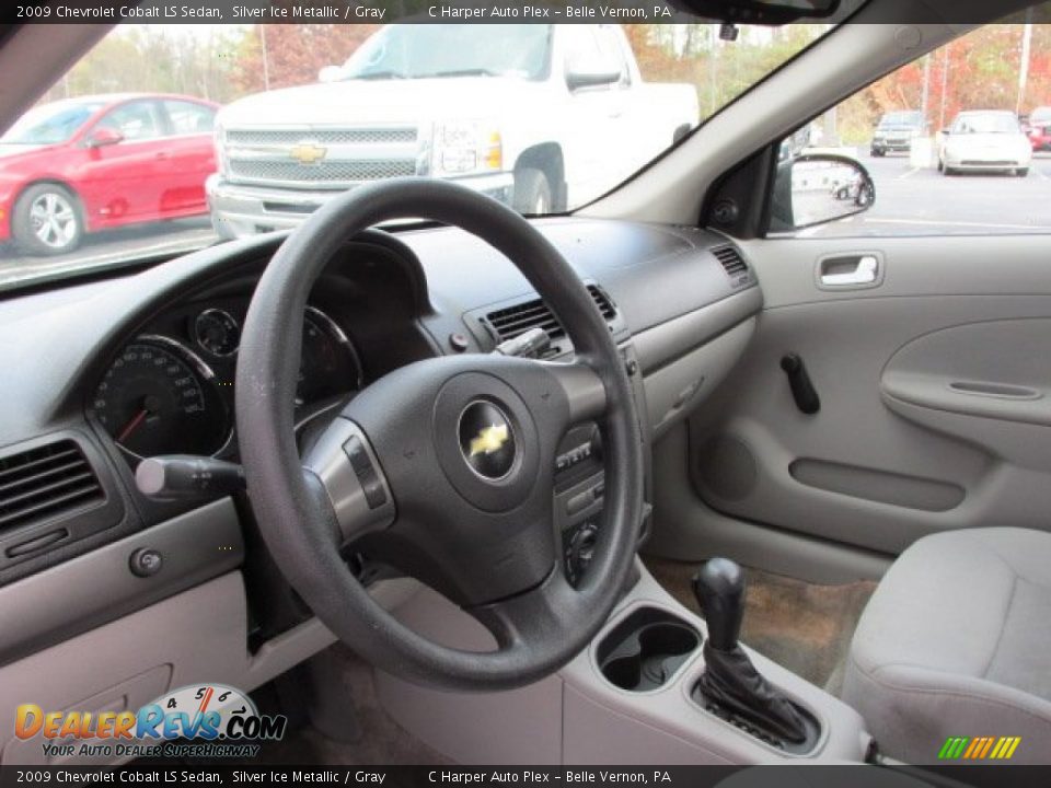2009 Chevrolet Cobalt LS Sedan Silver Ice Metallic / Gray Photo #11