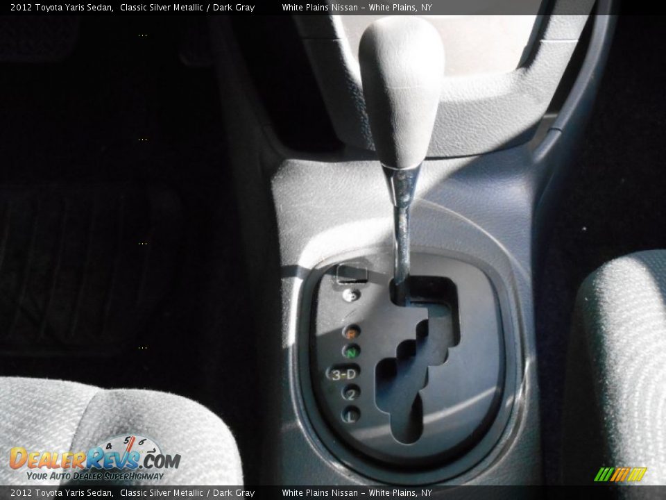 2012 Toyota Yaris Sedan Classic Silver Metallic / Dark Gray Photo #20