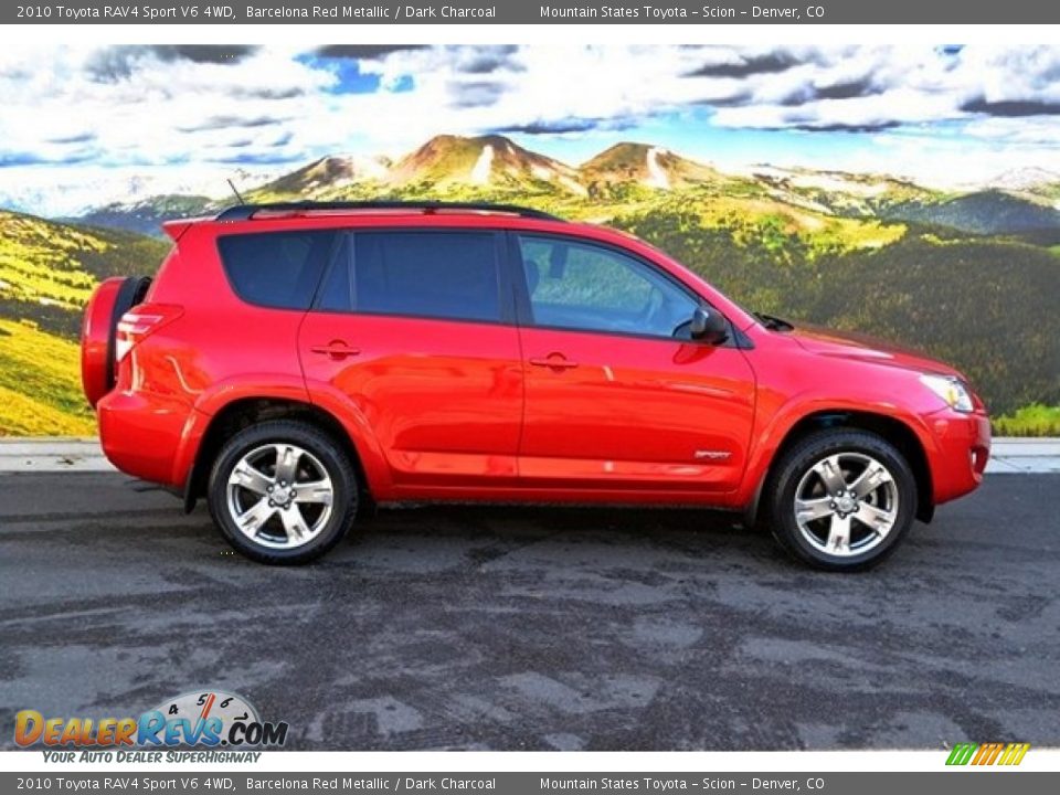 2010 Toyota RAV4 Sport V6 4WD Barcelona Red Metallic / Dark Charcoal Photo #2