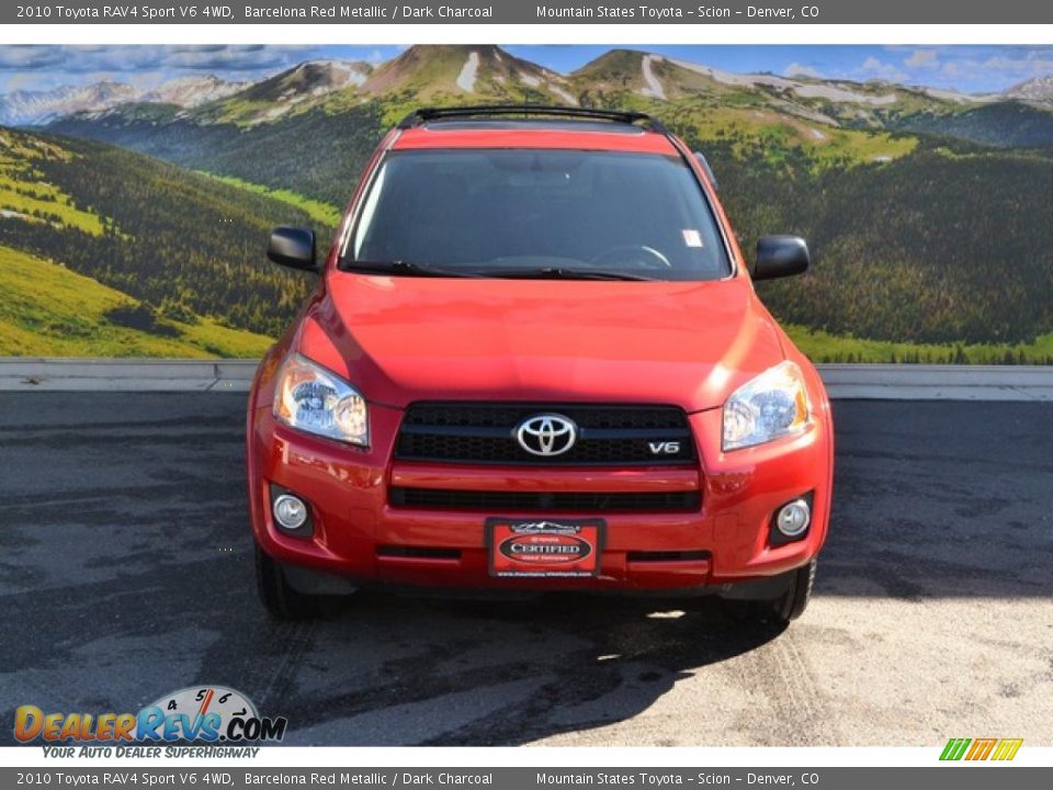 2010 Toyota RAV4 Sport V6 4WD Barcelona Red Metallic / Dark Charcoal Photo #4