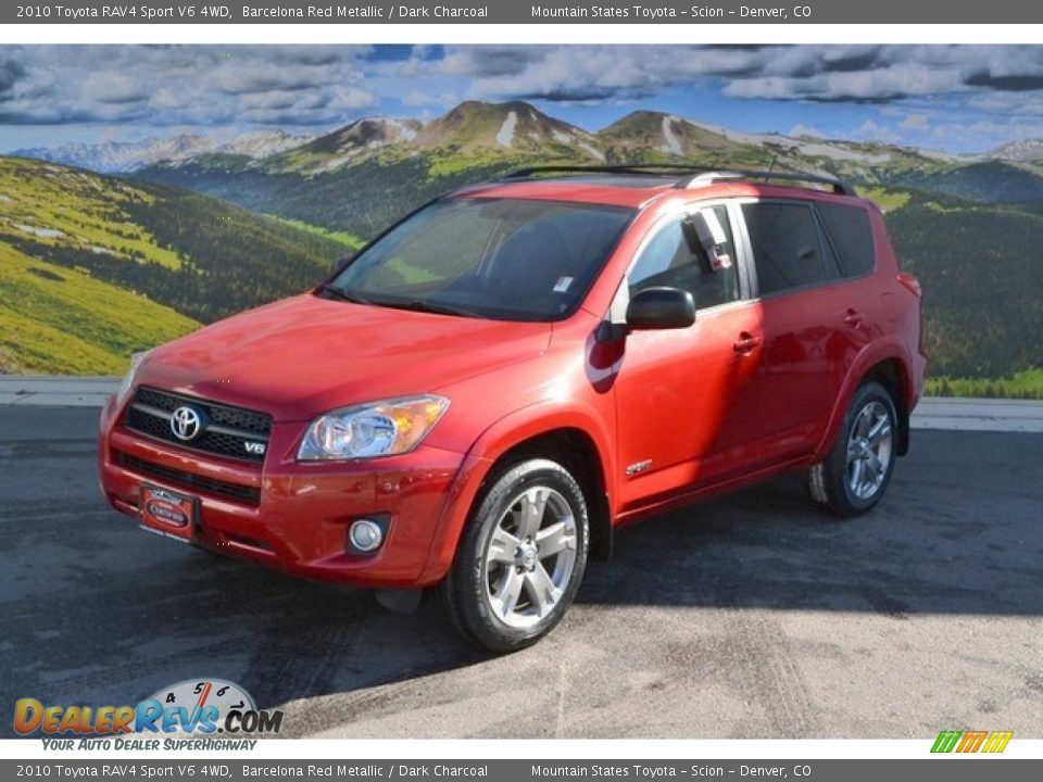2010 Toyota RAV4 Sport V6 4WD Barcelona Red Metallic / Dark Charcoal Photo #5