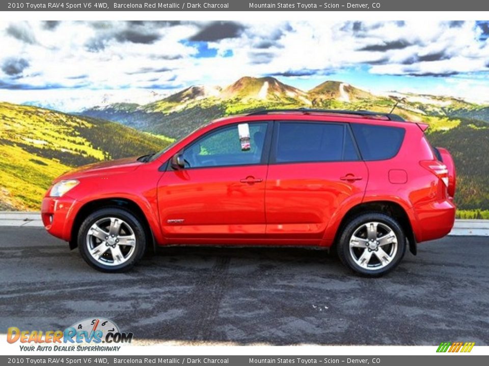 2010 Toyota RAV4 Sport V6 4WD Barcelona Red Metallic / Dark Charcoal Photo #6