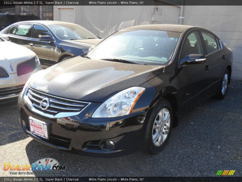 2011 Nissan Altima 2.5 SL Super Black / Charcoal Photo #1