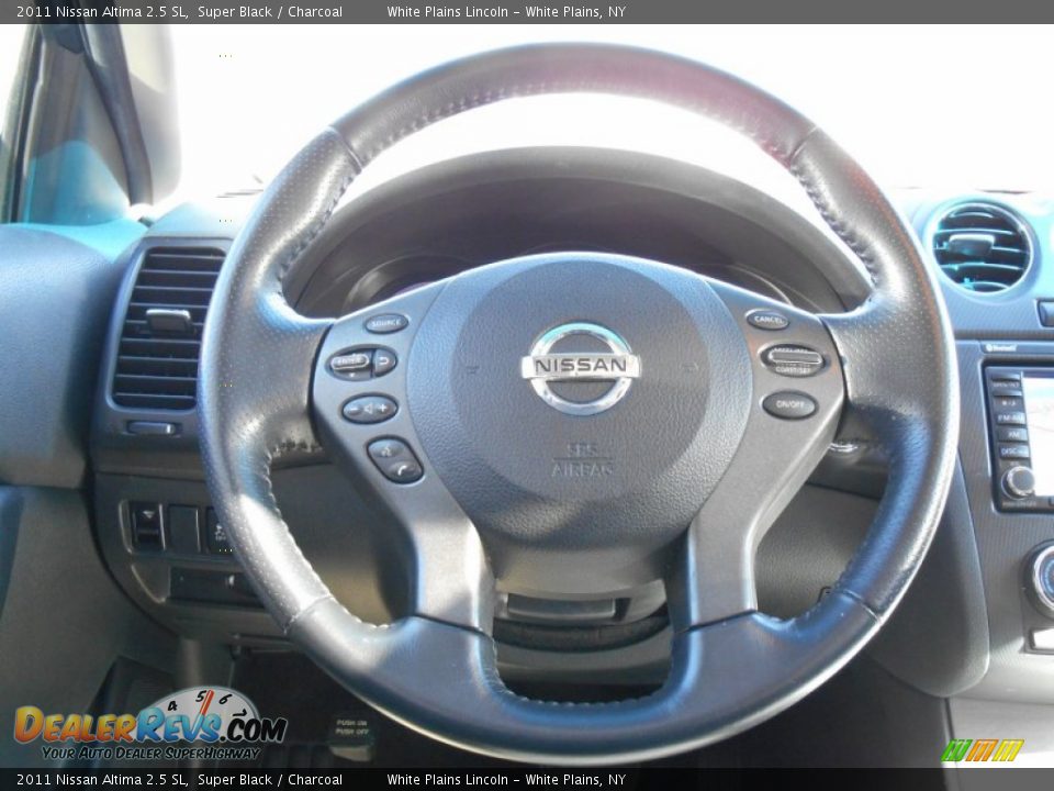 2011 Nissan Altima 2.5 SL Super Black / Charcoal Photo #14