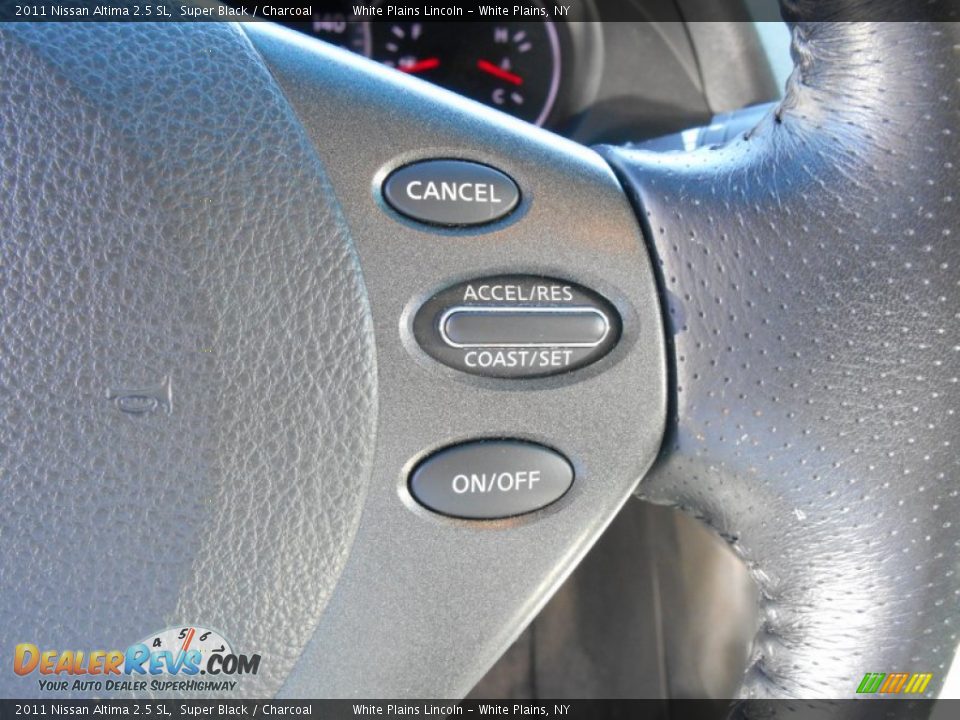 2011 Nissan Altima 2.5 SL Super Black / Charcoal Photo #16