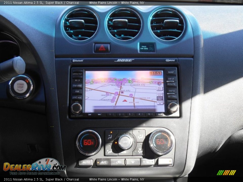 2011 Nissan Altima 2.5 SL Super Black / Charcoal Photo #18