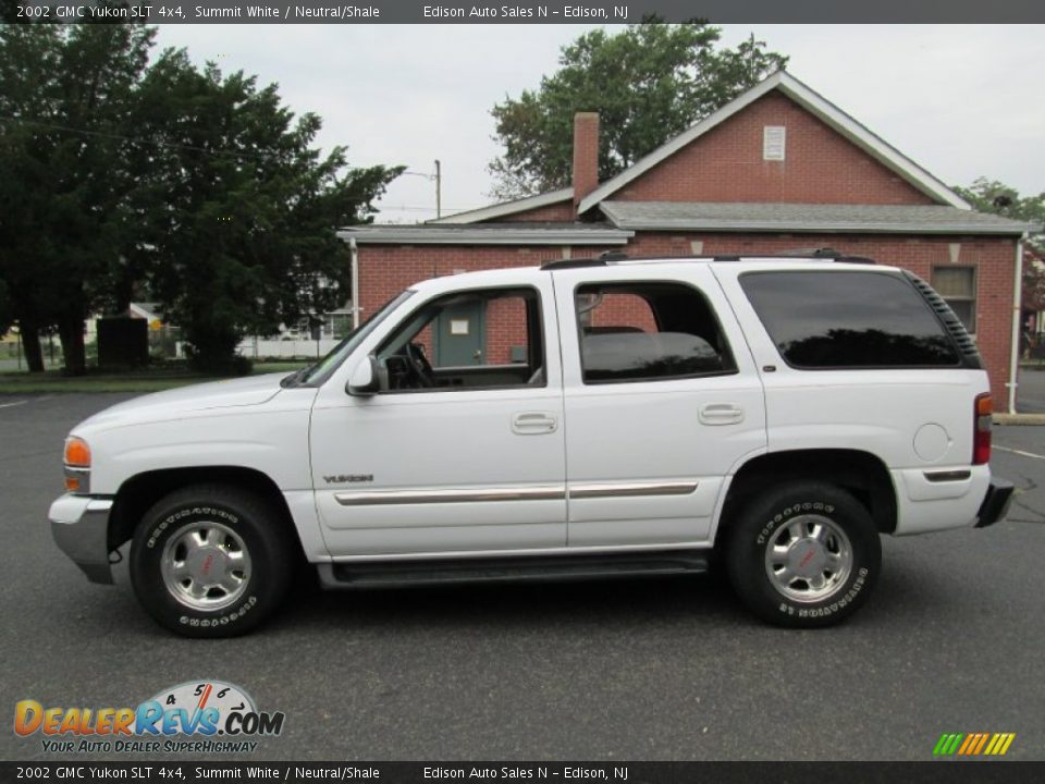 2002 GMC Yukon SLT 4x4 Summit White / Neutral/Shale Photo #1
