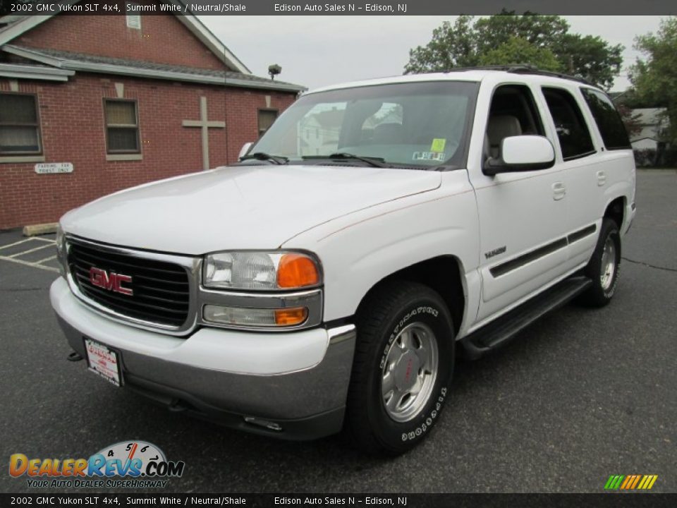 2002 GMC Yukon SLT 4x4 Summit White / Neutral/Shale Photo #2