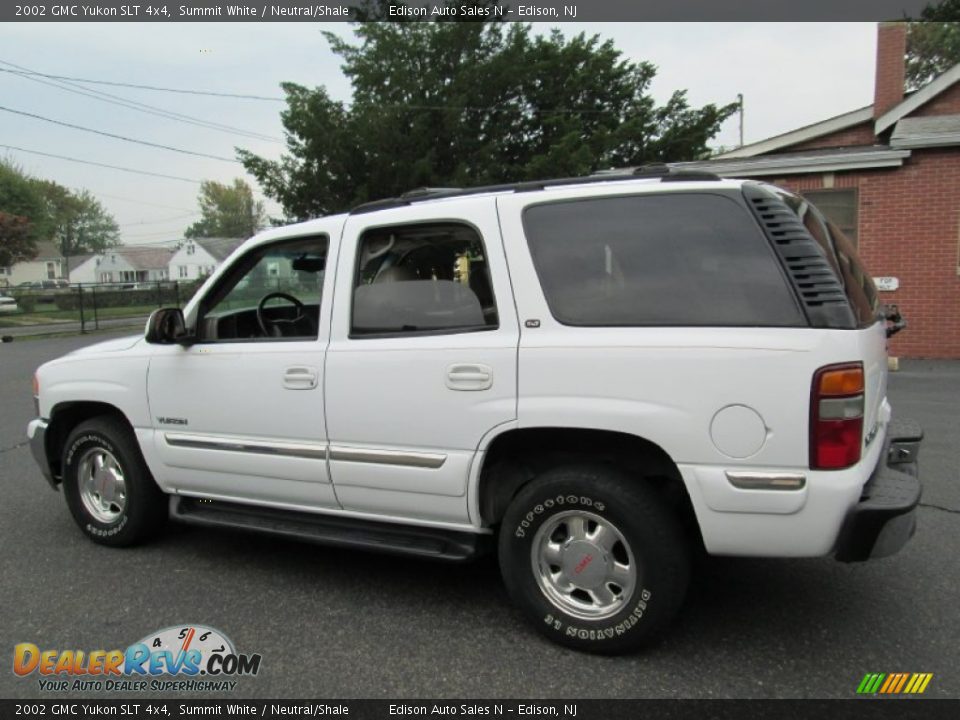 2002 GMC Yukon SLT 4x4 Summit White / Neutral/Shale Photo #4