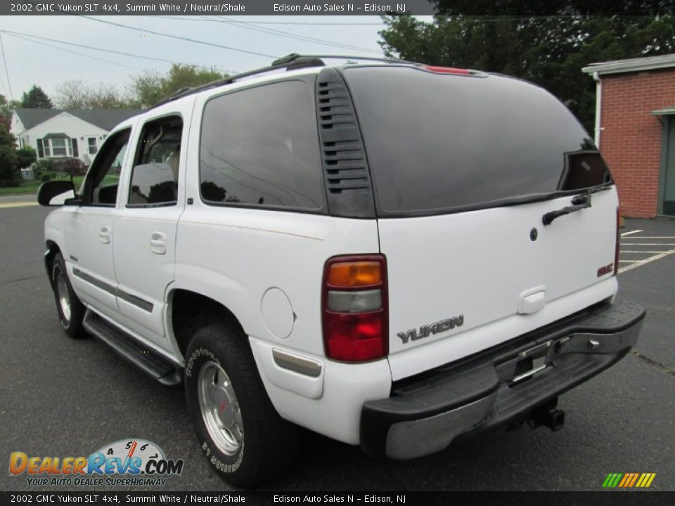 2002 GMC Yukon SLT 4x4 Summit White / Neutral/Shale Photo #5