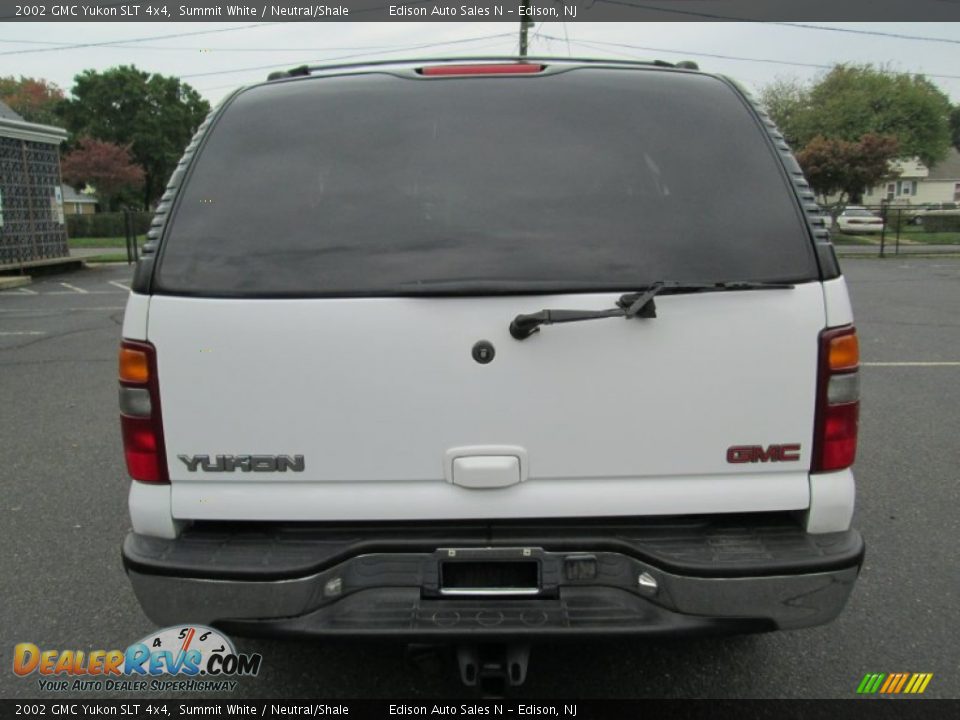 2002 GMC Yukon SLT 4x4 Summit White / Neutral/Shale Photo #6