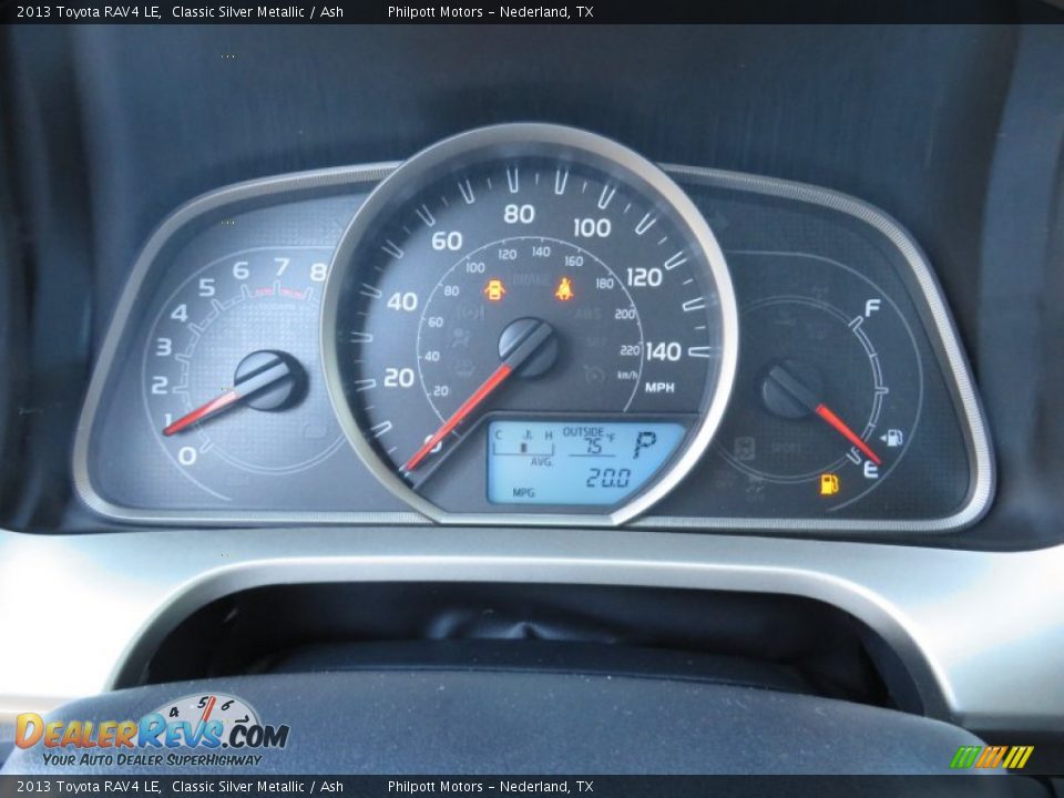 2013 Toyota RAV4 LE Classic Silver Metallic / Ash Photo #31