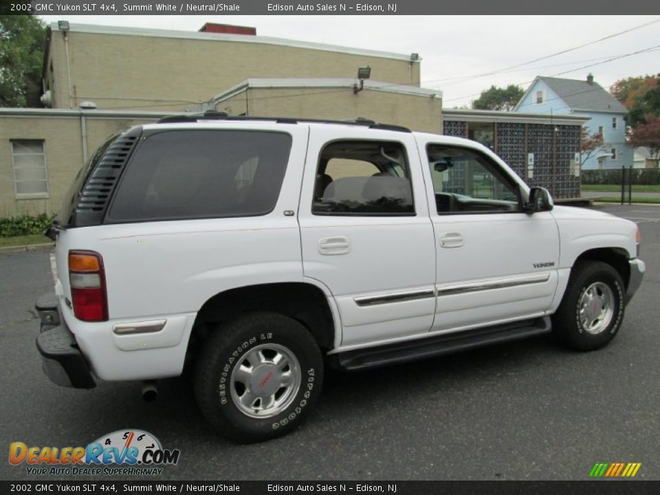 2002 GMC Yukon SLT 4x4 Summit White / Neutral/Shale Photo #8