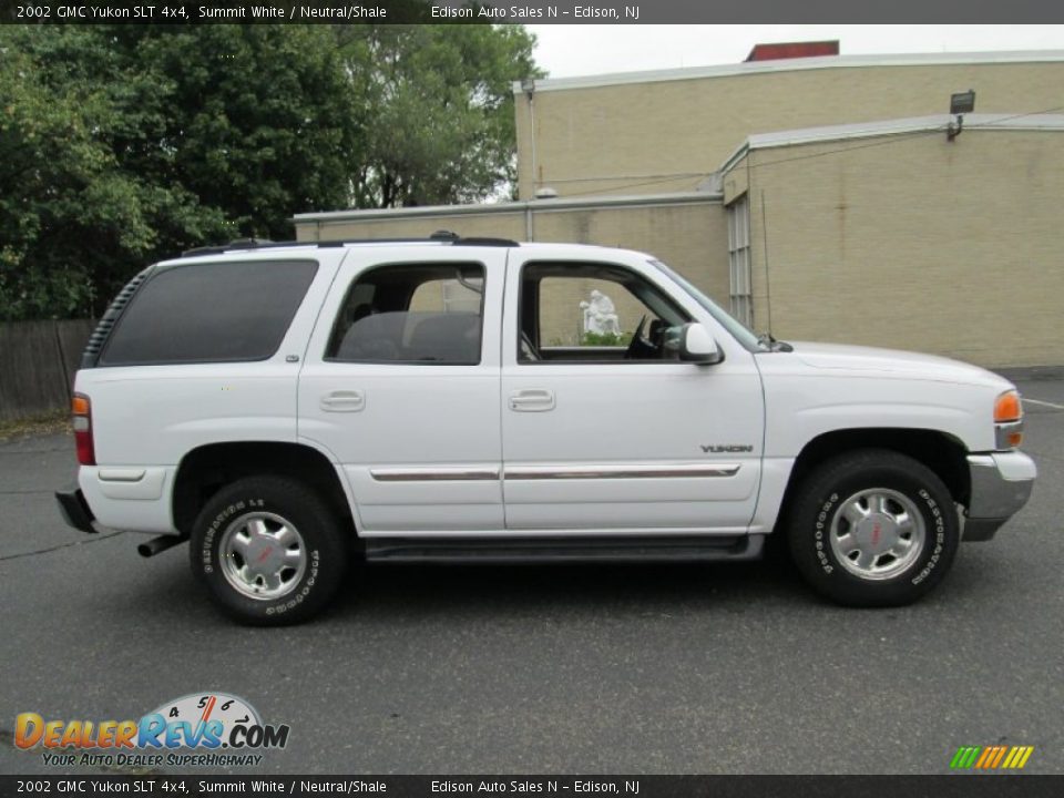 2002 GMC Yukon SLT 4x4 Summit White / Neutral/Shale Photo #9
