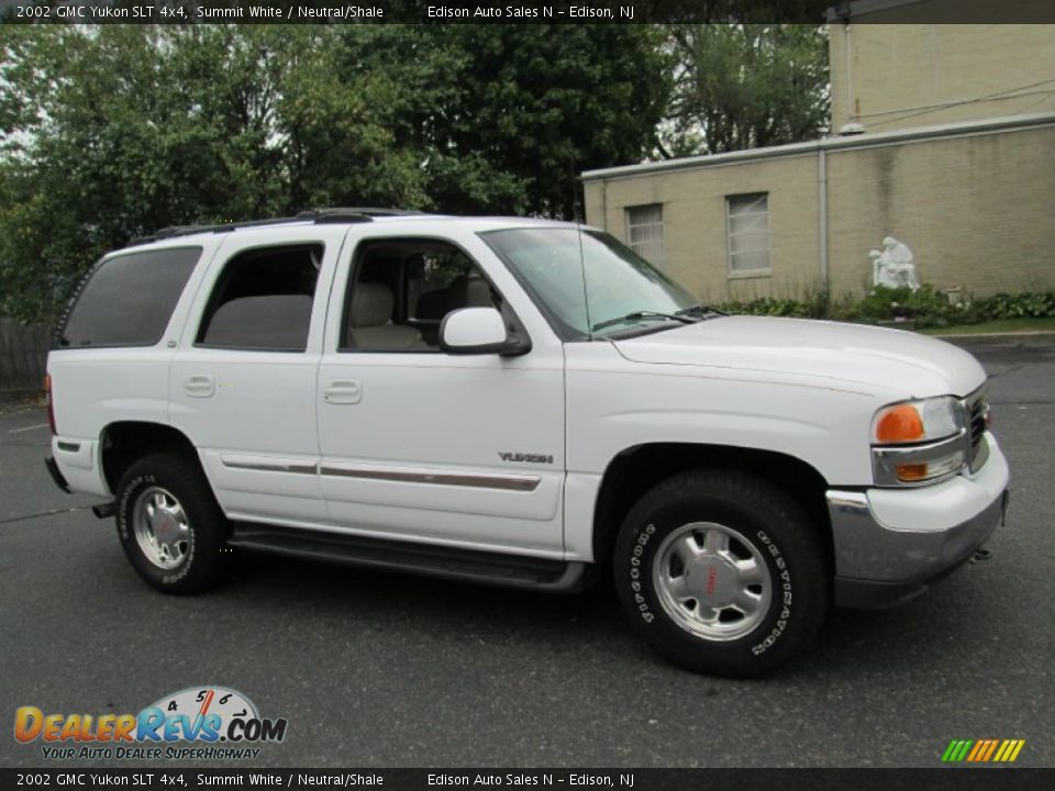 2002 GMC Yukon SLT 4x4 Summit White / Neutral/Shale Photo #10