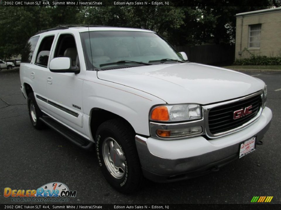 2002 GMC Yukon SLT 4x4 Summit White / Neutral/Shale Photo #11