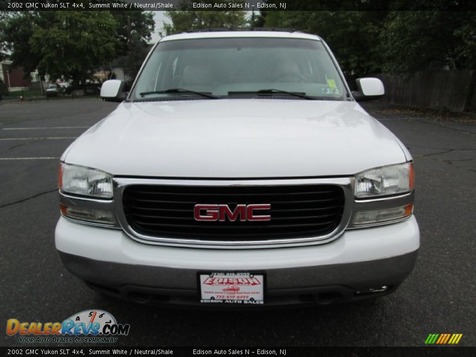2002 GMC Yukon SLT 4x4 Summit White / Neutral/Shale Photo #12
