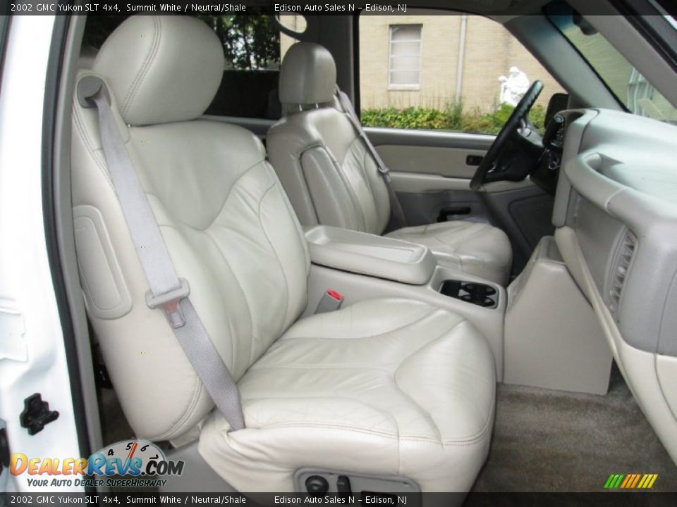 2002 GMC Yukon SLT 4x4 Summit White / Neutral/Shale Photo #13